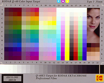 ���� 35-�� ������ ������ KODAK IT8.72 Q-60E3A � ������ Color Matching (� �������������� �������)
